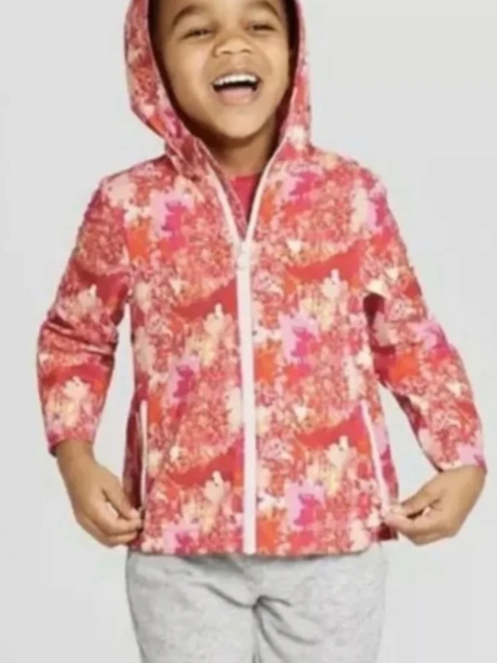 Hunter for target girl waterproof windbreaker jacket w/hood - size XL